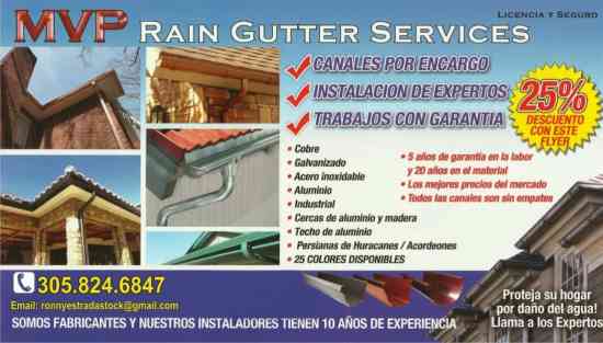 MVP Rain Gutters Services